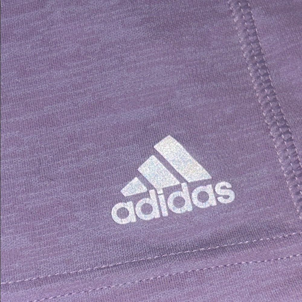 adidas SN S-S W running sport tee shirt top lilac purple - Picture 2 of 8